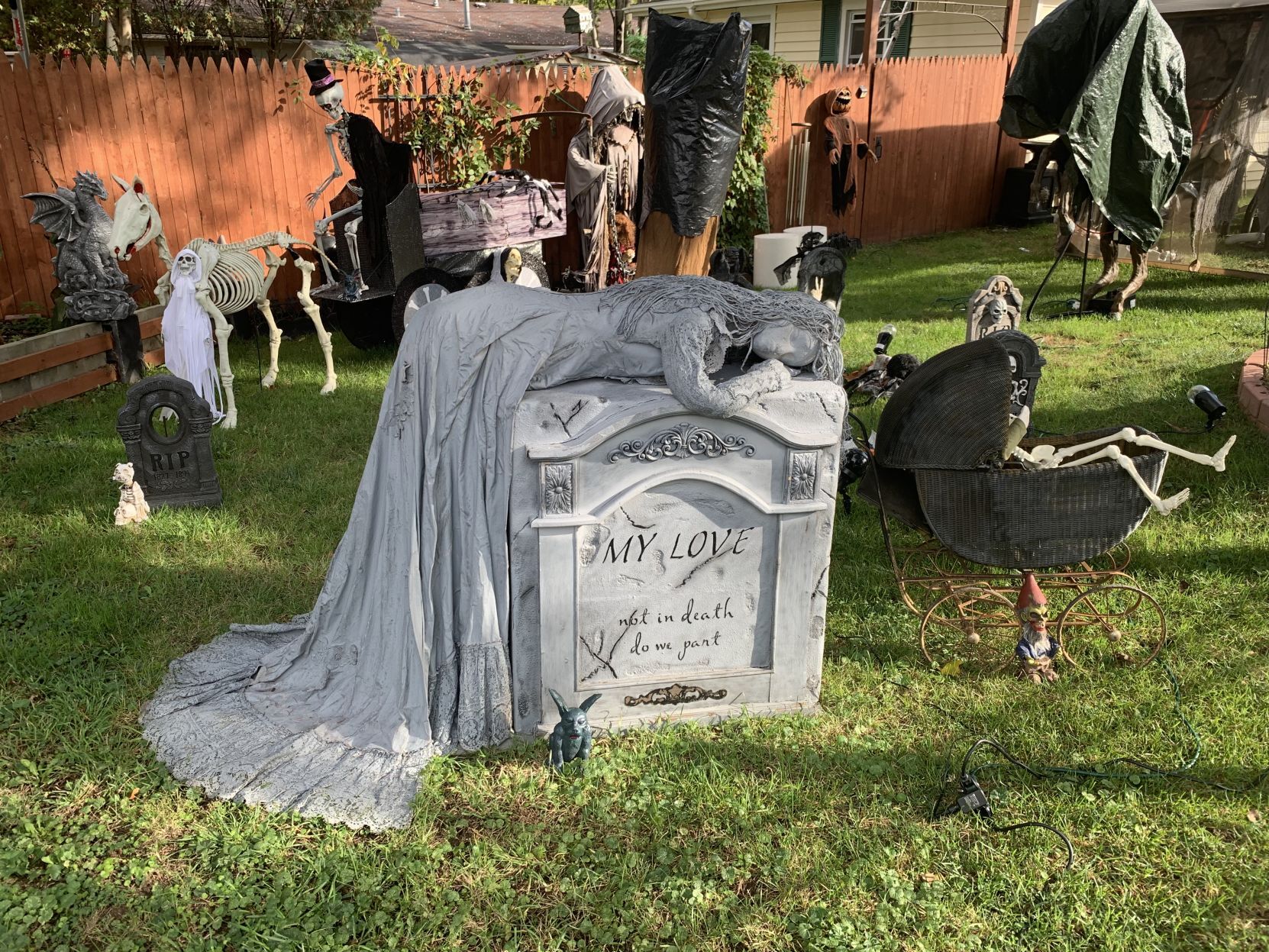 'Not in death do we part'